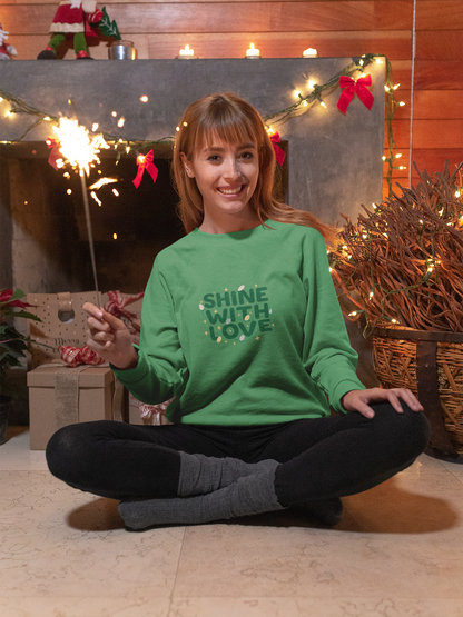 Shine With Love | Unisex Oversized Sweatshirt| Echo Collection