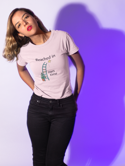 Reached in Own Time | Unisex Terry Oversized T-Shirt | Colour Escape