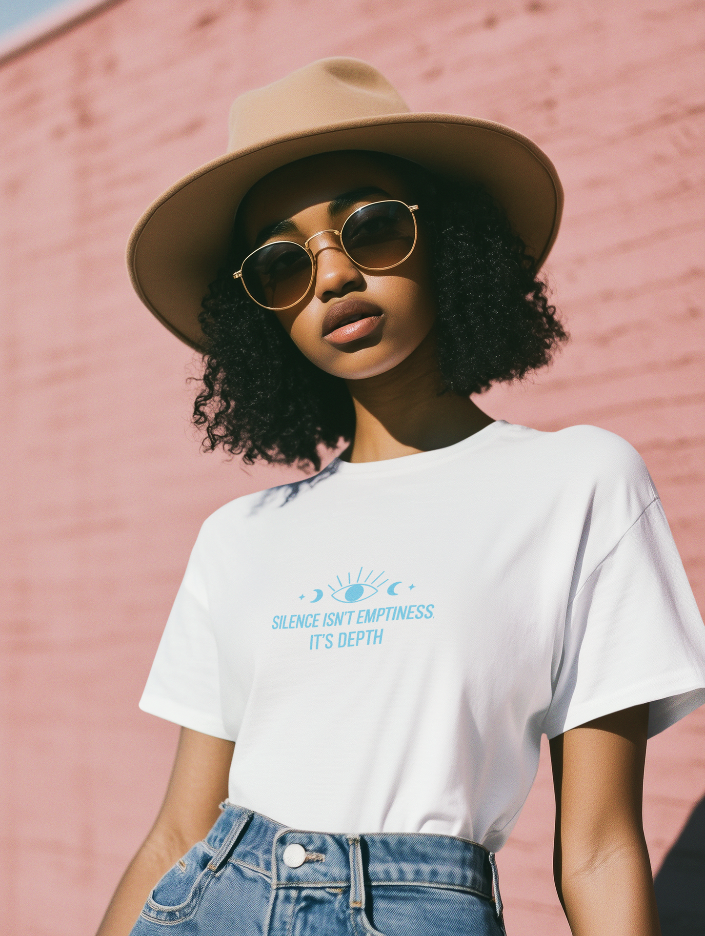 Silence Isn’t Emptiness It’s Depth | Unisex Oversized Classic T-Shirt| Healing Escape Collection