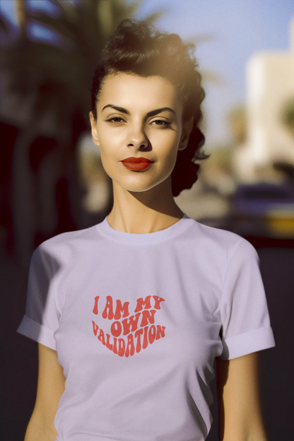 I am my Own Validation | Unisex Terry Oversized T-Shirt | Colour Escape
