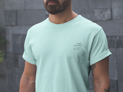 Trust Your Pace| Unisex Classic Crew T-Shirt| Corner Notes Collection