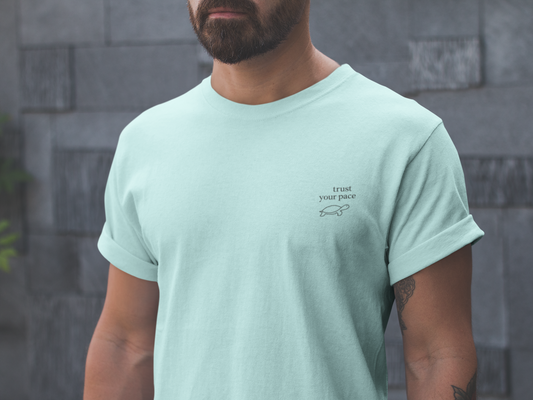 Trust Your Pace| Unisex Classic Crew T-Shirt| Corner Notes Collection