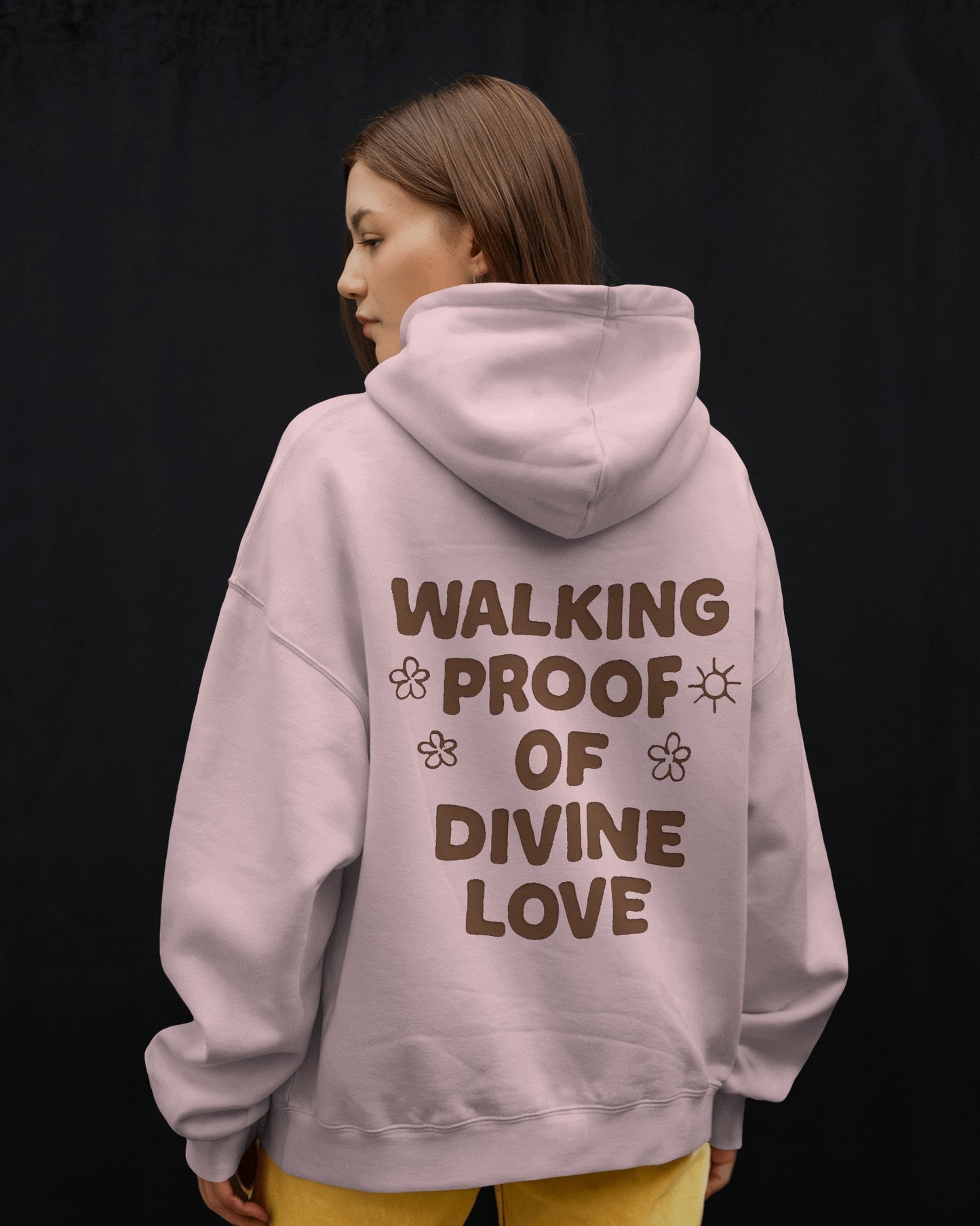 Walking Proof of Divine Love| Unisex Oversized Hoodie| Echo Collection