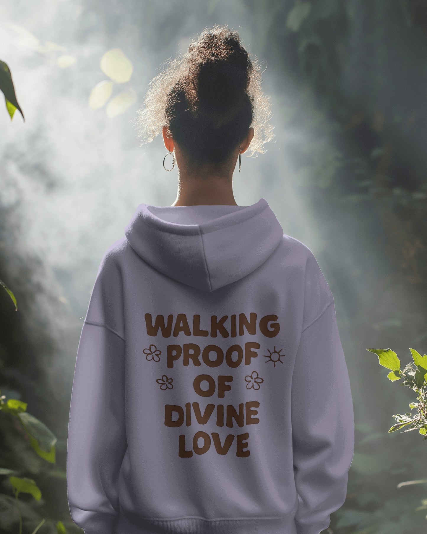 Walking Proof of Divine Love| Unisex Oversized Hoodie| Echo Collection
