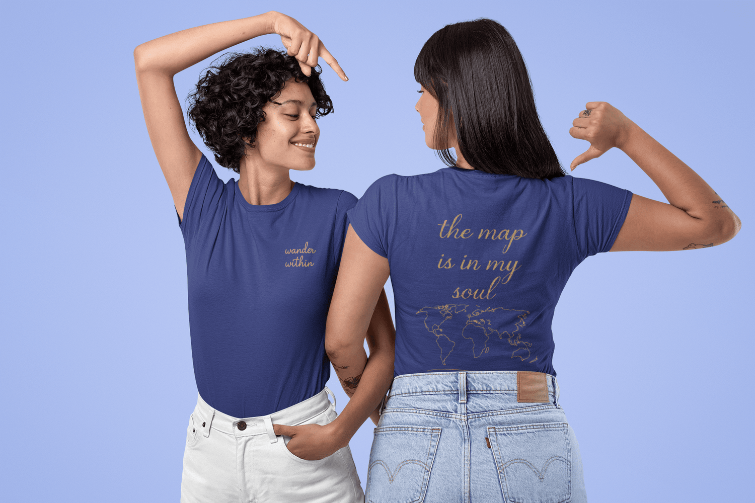 wander_w_map_in_soul_female_model_front_back_royal_blue