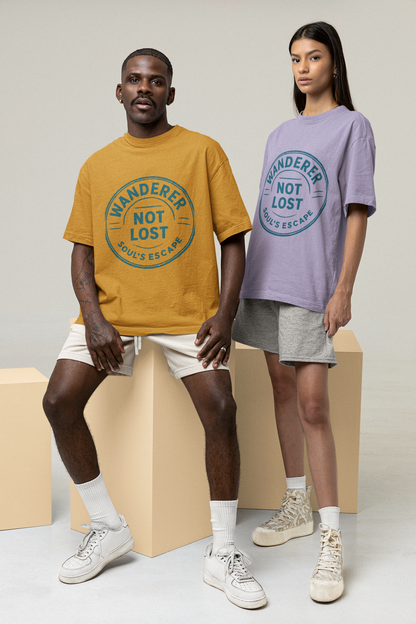 Wanderer not Lost |Unisex Oversized Classic T-Shirt | Wander Escape Collection