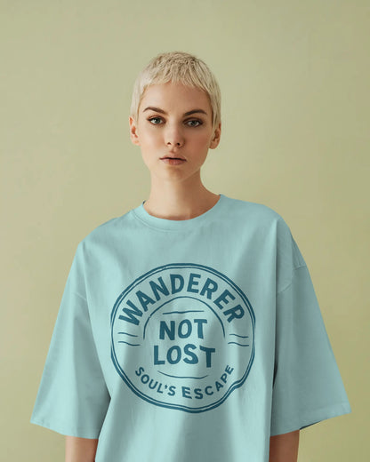 Wanderer not Lost |Unisex Oversized Classic T-Shirt | Wander Escape Collection